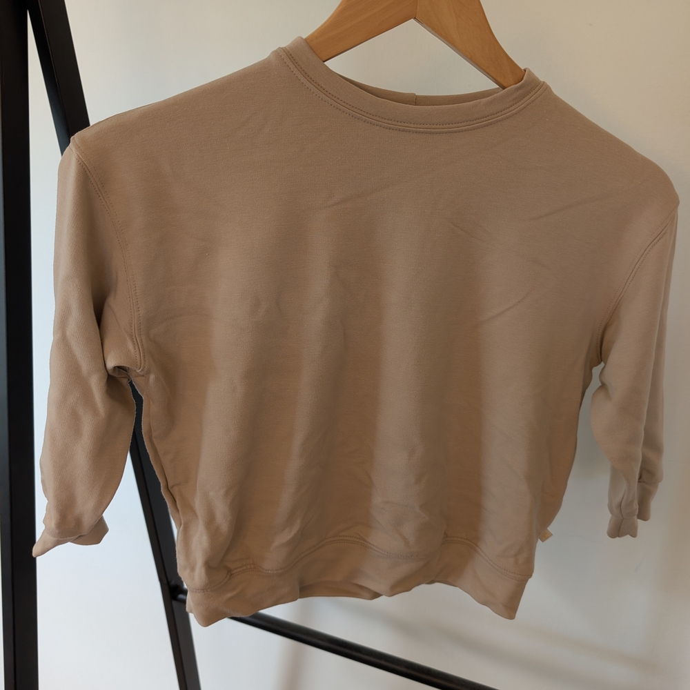 Jax + Lennon Cozy Tan Kids Sweatshirt